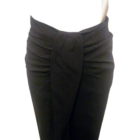 Mes Demoiselles Paris Elegant Tailored Black Maxi Skirt Size 36 Evening Cocktail - Picture 4 of 13